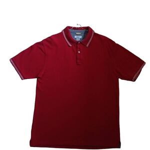 Cuffy's of Cape Cod vintage polo style short sleeved shirt for men. Size XL Colo